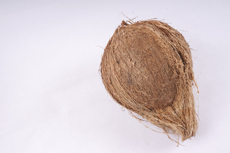 Coconut isolated on white.の写真素材