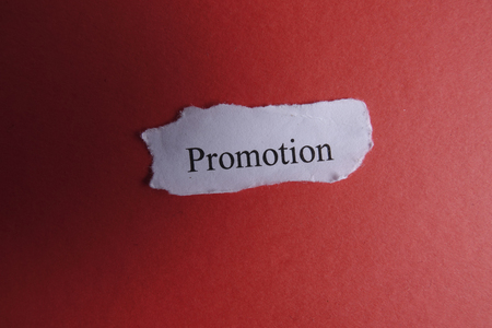 Marketing conceptual word on torn paper.の写真素材