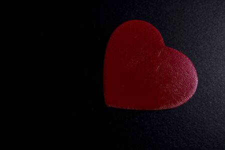 wooden heart shape and puzzle. Love conceptの写真素材