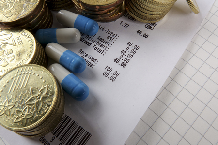 Medical cost concept.の写真素材