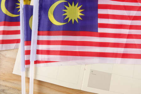 flag of Malaysiaの写真素材