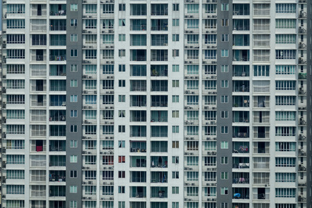 KUALA LUMPUR, 15 SEPTEMBER 2017. Top view of urban city of Subang Jaya, Malaysia