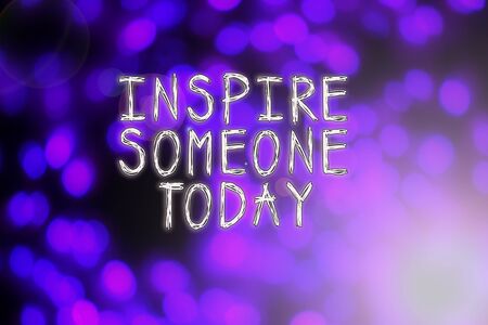 Inspirational quotes on bokeh light (inspirational, quote, coaching)の写真素材