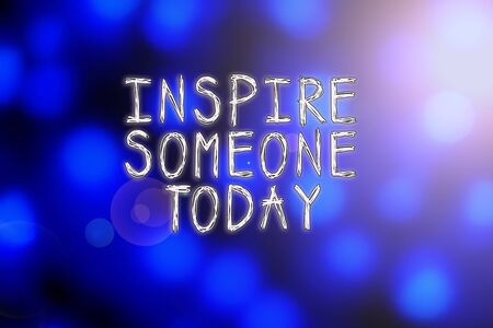 Inspirational quotes on bokeh light (inspirational, quote, coaching)の写真素材