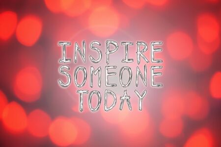 Inspirational quotes on bokeh light (inspirational, quote, coaching)の写真素材