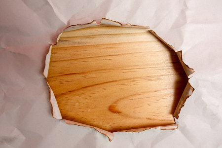 Plain torn paper. Copy space. Business conceptの写真素材