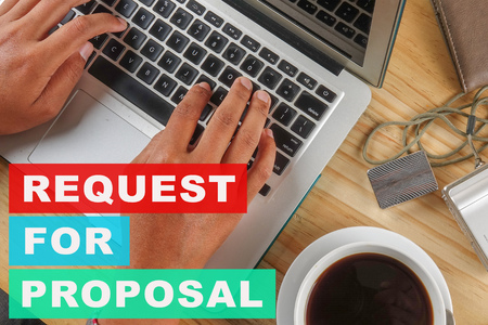 REQUEST FOR PROPOSAL CONCEPT.の写真素材