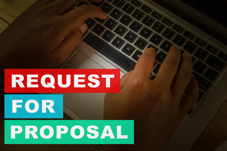 REQUEST FOR PROPOSAL CONCEPT.の写真素材