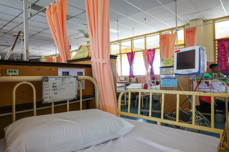KUALA LUMPUR, 2ND MARCH 2018. Real picture of ward in the government third class hospital.のeditorial素材