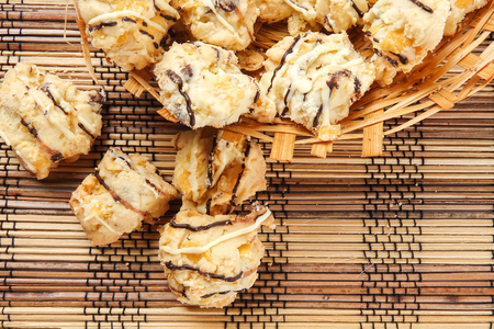 Traditional Malaysian cookies snackの写真素材