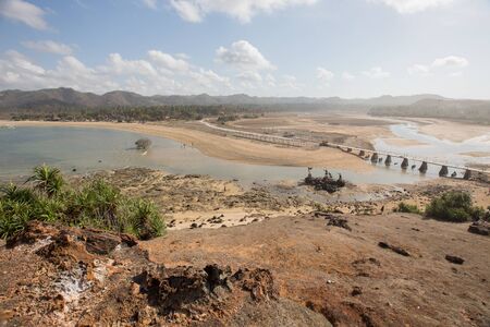 Scenic view of amazing tropical beach. Nature composition and vibrant colors.の写真素材