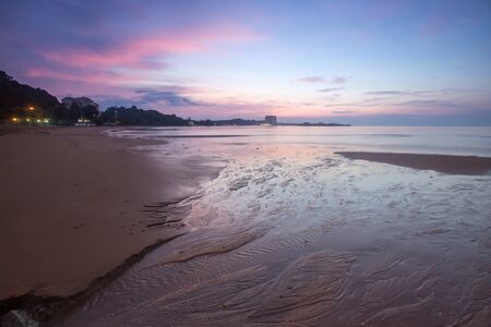 Scenic view of amazing tropical beach. Nature composition and vibrant colors.の写真素材