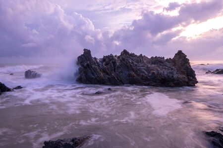 Scenic view of amazing tropical beach. Nature composition and vibrant colors.の写真素材