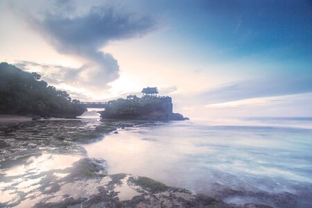 Scenic view of amazing tropical beach. Nature composition and vibrant colors.の写真素材