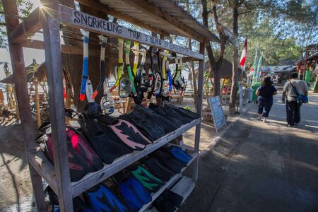 Scenic view of amazing tropical beach. Nature composition and vibrant colors.のeditorial素材