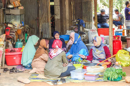 KUALA LUMPUR, MACH 2021. The scene of Malay traditional wedding .のeditorial素材