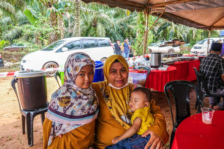 KUALA LUMPUR, MACH 2021. The scene of Malay traditional wedding .のeditorial素材