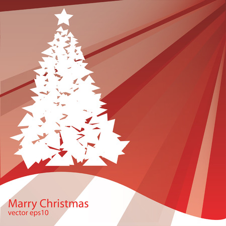 Merry Christmas,Christmas tree vectorのイラスト素材