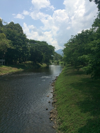 Stream waterfall hree water nature waterfall cool fresh air Mountainの写真素材