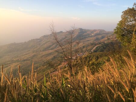 morning mountainの写真素材
