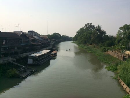River view Thailandの写真素材