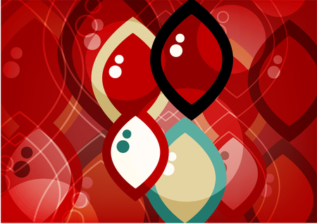 Seamless pattern of droplets designのイラスト素材