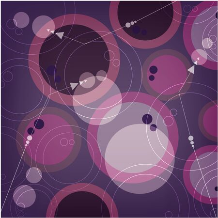 Seamless pattern of circles vector illustrationのイラスト素材