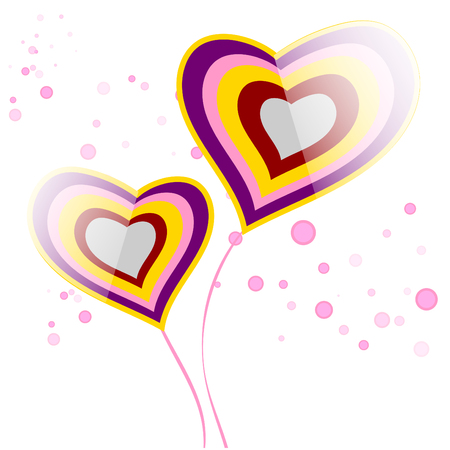 heart icon vector idea designのイラスト素材