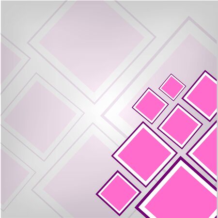 Abstract template background pink gray squareのイラスト素材