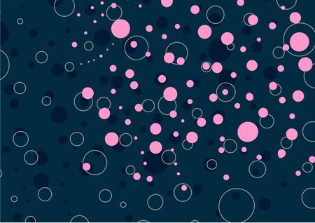 Abstract template background pink dark blue circleのイラスト素材