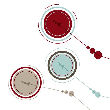 Abstract template background idea design style dark red green vector.のイラスト素材