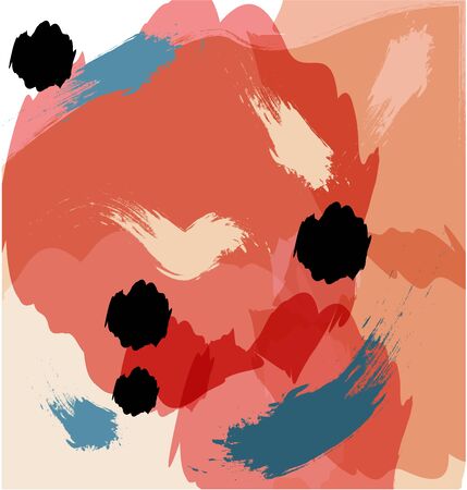 water color hand drawn vector idea design circleのイラスト素材
