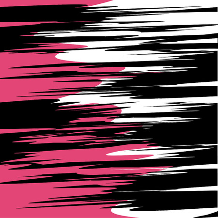 water color hand drawn vector idea design pink blackのイラスト素材