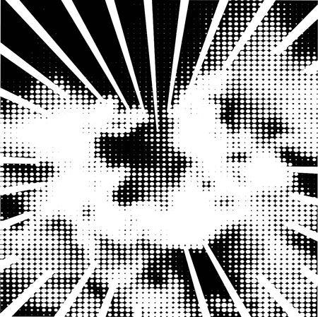 Abstract color grunge burst vector idea design black white dotのイラスト素材