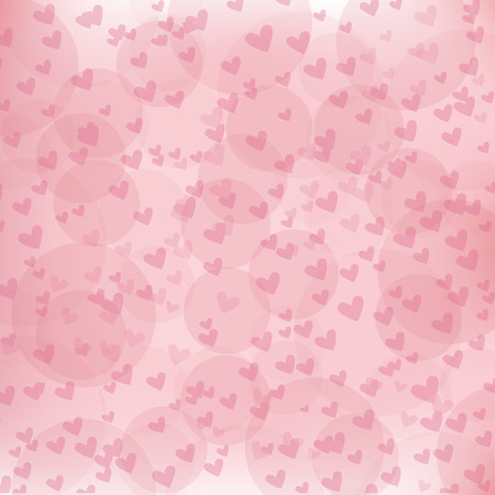 Background graphic bokeh abstract sweet color style white and pink vector love heart valentines day idea designのイラスト素材