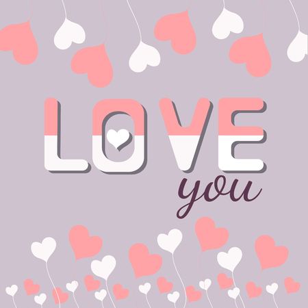 Love text heart abstract background graphic style color grunge burst vector valentines day idea designのイラスト素材