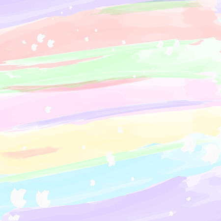 water color background color yellow purple pink green salmonのイラスト素材