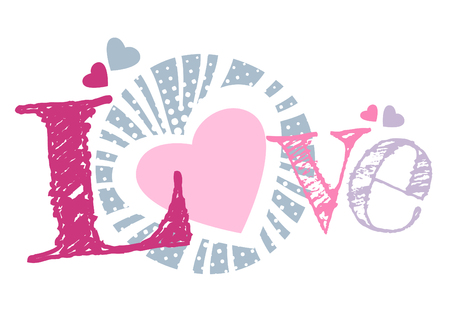 abstract background graphic color grunge burst vector love heart valentines day idea designのイラスト素材