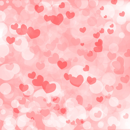 Bokeh Heart Backgroundのイラスト素材