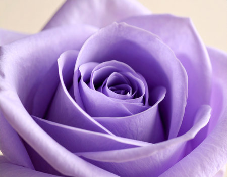 close up of violet rose petals on beige background studio shotの素材