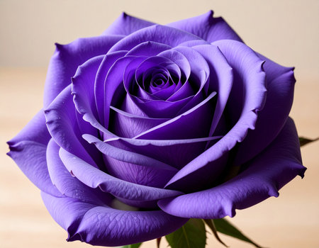 purple rose on wood background, close up, shallow dofの素材
