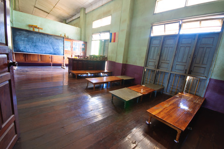 Tai Ta Ya Monastery or Sao Roi Ton Temple, Myanmarのeditorial素材