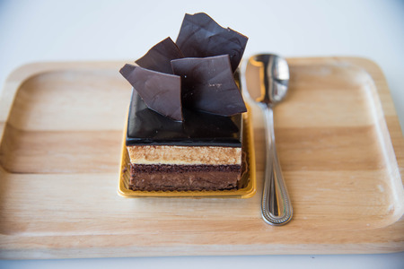 close up of chocolate cake