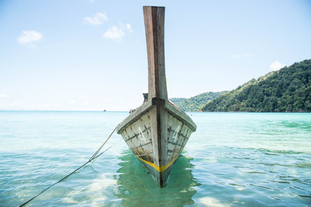LongTailed Boat at Surin IslandThailand