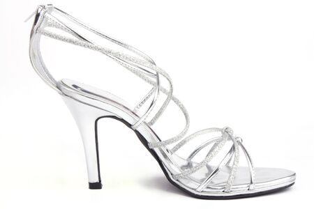 Close up High Heels shoe isolated on white backgroundの写真素材