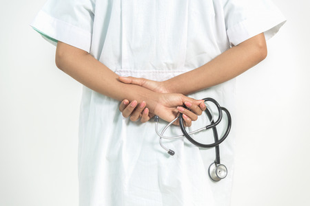 Doctor with stethoscopeの写真素材