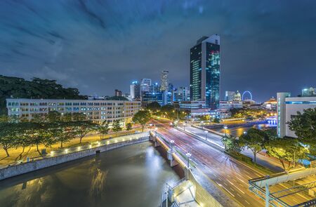Singapore night at Clarke Quay