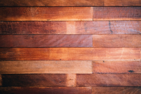 Wooden texture background, Striped timber desk Close Up, plank or boards. Vignette. Film grain filtered process.の写真素材