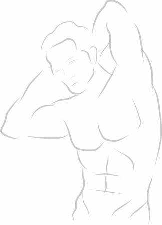 muscle manのイラスト素材