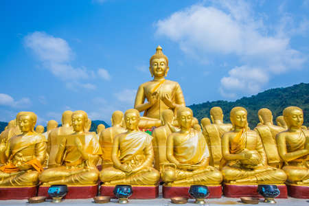 Buddha statue in thailandの写真素材